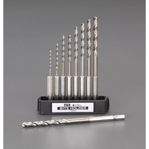 六角軸ショートドリルセット EA824BL−59