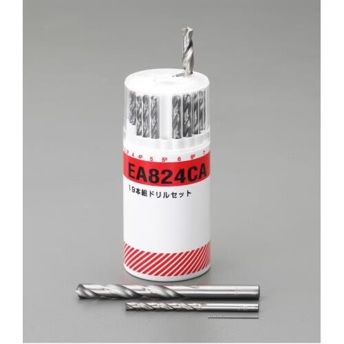 ドリルセット(19本組/HSS) EA824CA