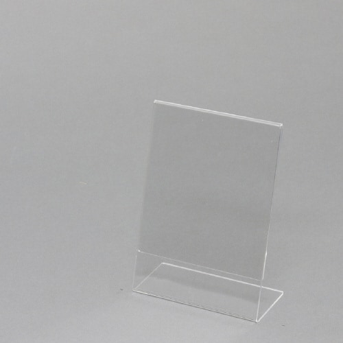 アクリルサインホルダー L字片面 A6 縦 12個