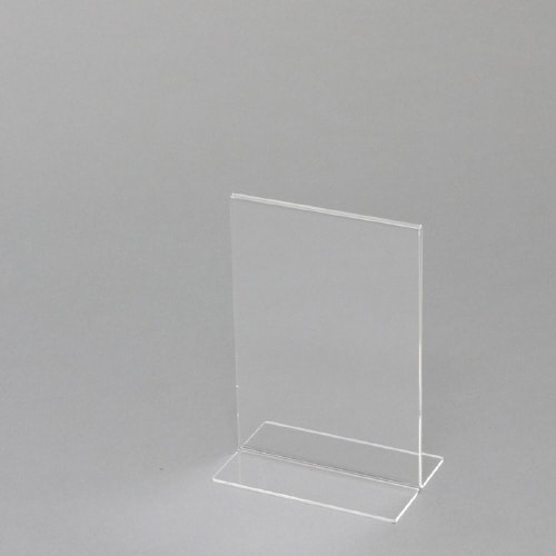 アクリルサインホルダー T字両面 A6 縦 12個