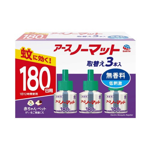 ノーマット取替ボトル180日無香料3本入