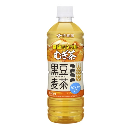 健康ミネラルむぎ茶黒豆麦茶650ml48本