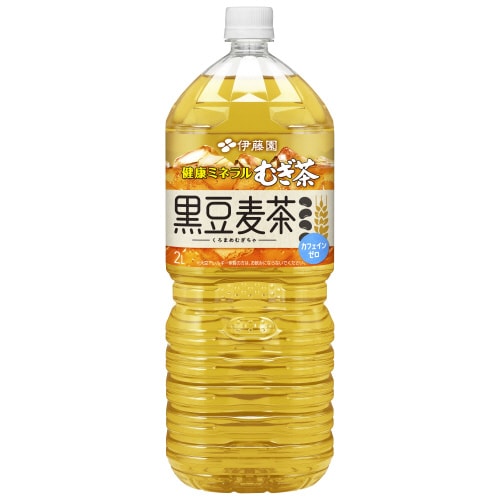 健康ミネラルむぎ茶 黒豆麦茶 2L 12本