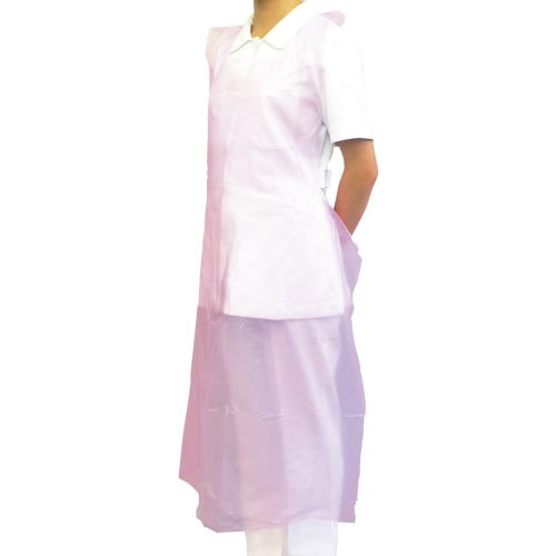 オールワンプラスチックエプロン APA−2 ピンク