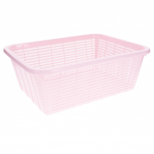抗菌脱衣カゴ ピンク