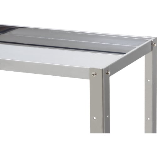 組立式ステンレスワゴン 省音2段 60×45×80