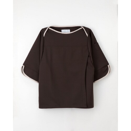 検診衣上衣 S ブラウン FK−1486