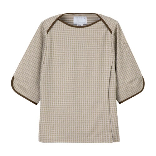 検診衣上衣 L ベージュ JK−1496