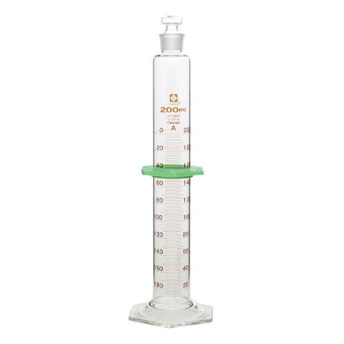 有栓メスシリンダー カスタムA 200mL