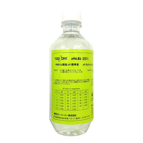東亜DKK pH標準液 pH6.86 500mL