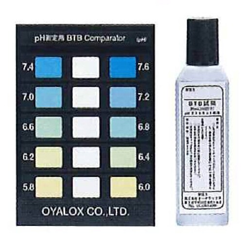 pHテストキット(比色板・BTB試薬35mL)