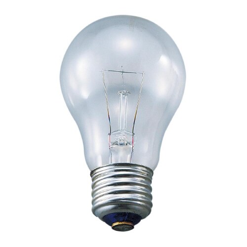 透明白熱電球 60W