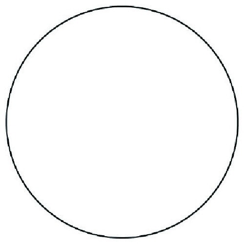 ユニット ヘルメット用ステッカー白無地 PPステッ