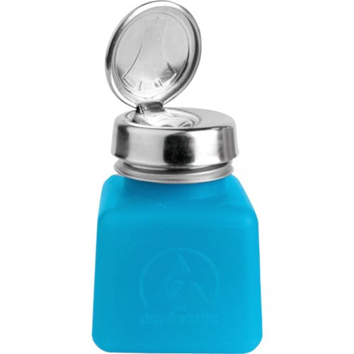 DESCO 静電気拡散性ボトル 青色 ワンタッチ