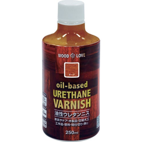 ニッぺ 油性ウレタンニス 250ml チーク 30