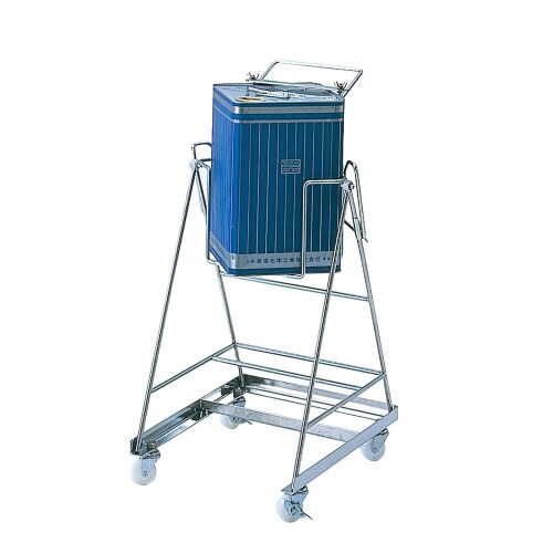 ステンレス缶スタンド丸缶用キャスター付 SK−05