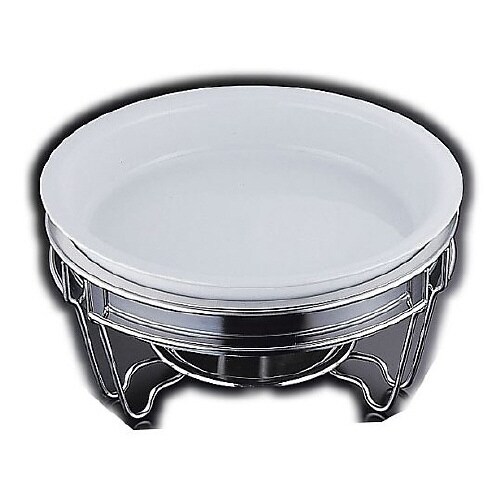 丸チェーフイング MF仕様 陶器仕切無中皿 目皿