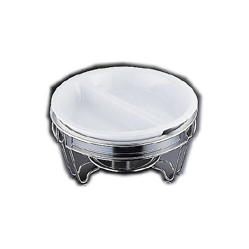 丸チェーフイング MF仕様 陶器I型仕切中皿 目皿