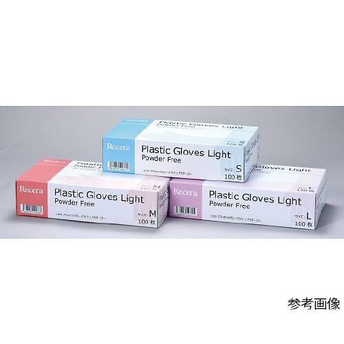 プラスチックグローブ 粉無 L 100枚