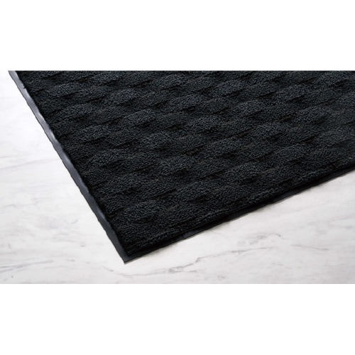 吸水マット ダブルウェーブ ランナー(グレー)