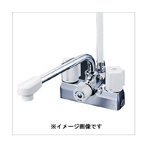 デッキ形一時止水付2ハンドルシャワー K