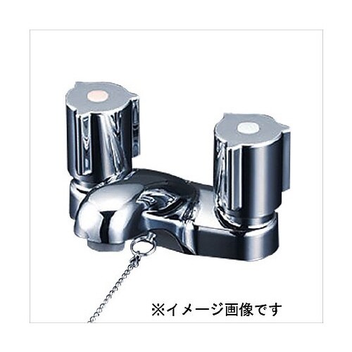 寒冷地仕様 2ハンドル混合栓 ゴム栓付