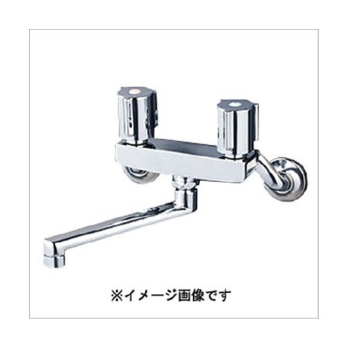 2ハンドル混合栓 240mmパイプ付き