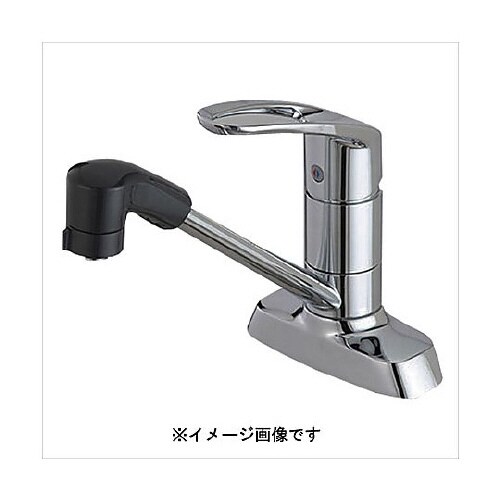 シングルシャワー混合栓 200mmパイプ