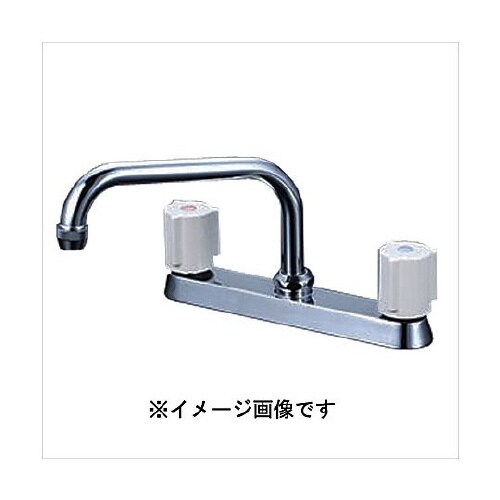 寒冷地仕様 2ハンドル混合栓 204mm