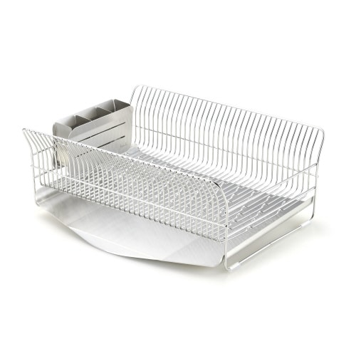 水切りラック縦置きシルバー