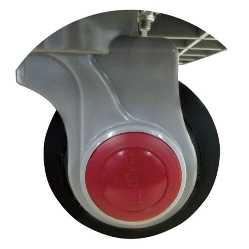 ダブルベアリング樹脂台車用キャスター300kg自在