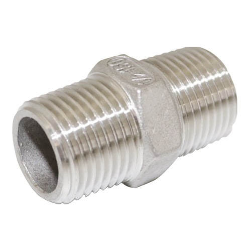 SUS150 六角ニップル 6N−08