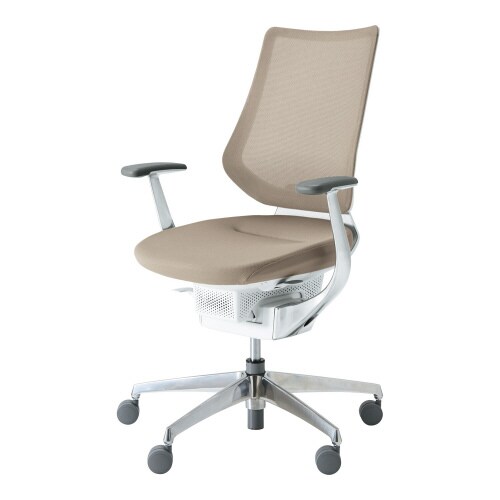 チェア イング アルミ脚 バーチカル 肘付