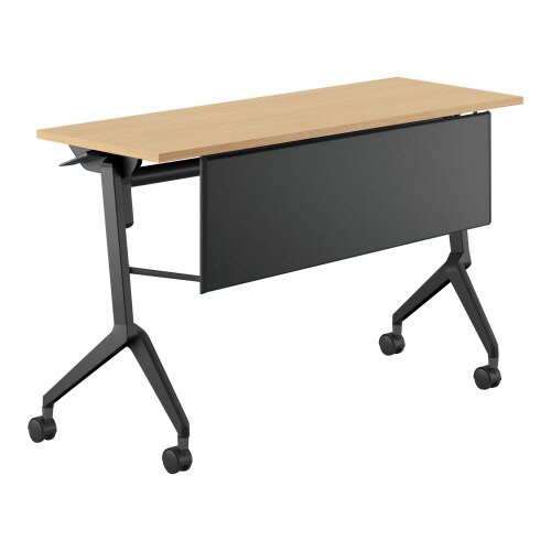 会議テーブル リーフライン 幕板付・棚なし