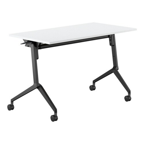 会議テーブル リーフライン 幕板なし・棚付