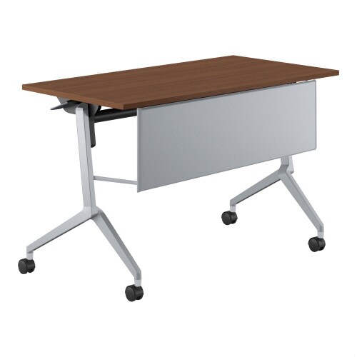 会議テーブル リーフライン 幕板付・棚なし