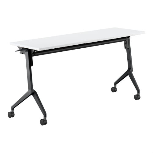 会議テーブル リーフライン 幕板なし・棚付