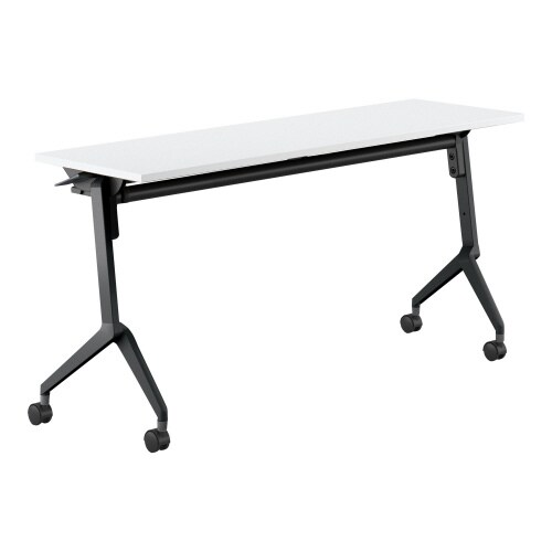 会議テーブル リーフライン 幕板なし・棚付