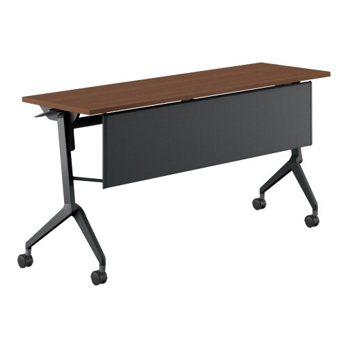 会議テーブル リーフライン 幕板付・棚なし