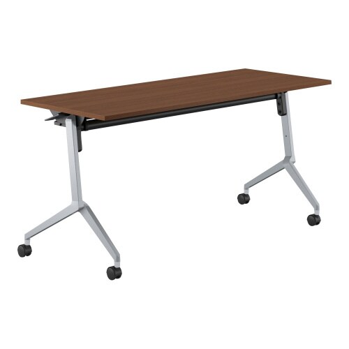 会議テーブル リーフライン 幕板なし・棚付