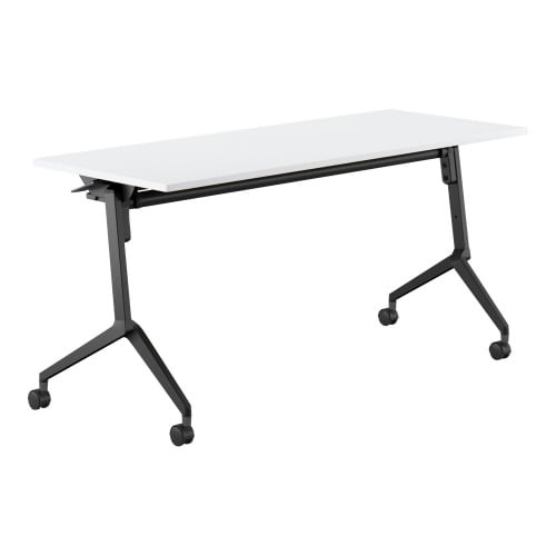 会議テーブル リーフライン 幕板なし・棚付