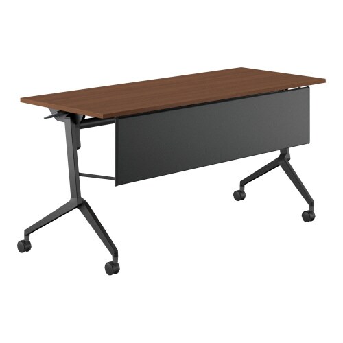 会議テーブル リーフライン 幕板付・棚なし