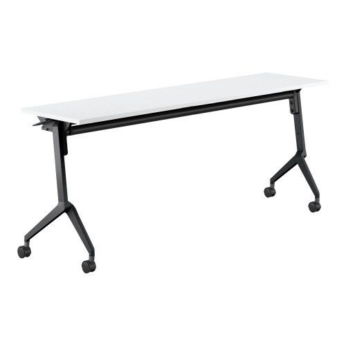 会議テーブル リーフライン 幕板なし・棚付