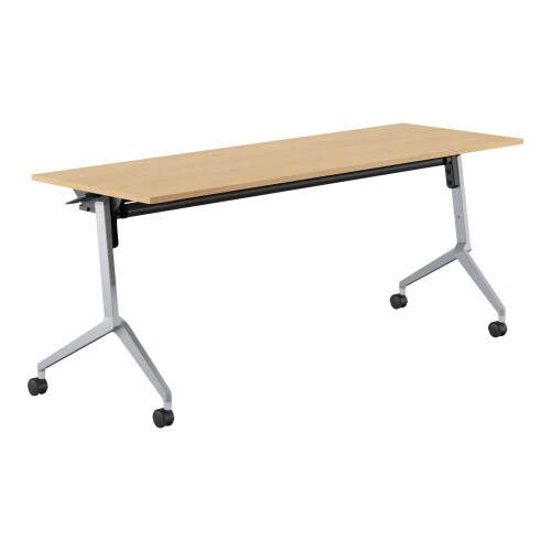 会議テーブル リーフライン 幕板なし・棚付