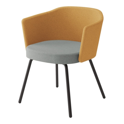 チェア コーデ 4本脚 張りぐるみ肘