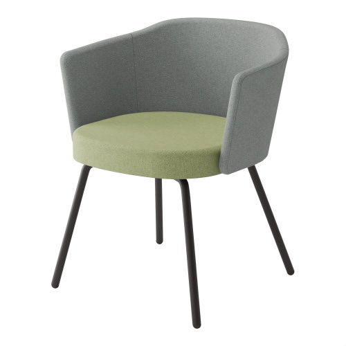 チェア コーデ 4本脚 張りぐるみ肘