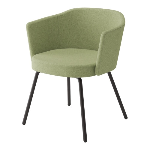 チェア コーデ 4本脚 張りぐるみ肘