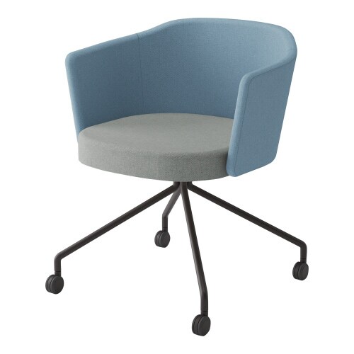 チェア コーデ キャスター脚 張くるみ肘