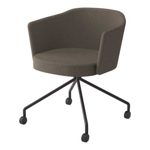 チェア コーデ キャスター脚 張くるみ肘