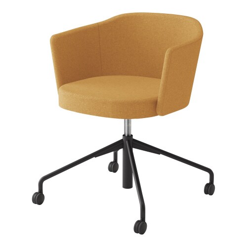 チェア コーデ 昇降脚(座回転) 張くるみ肘